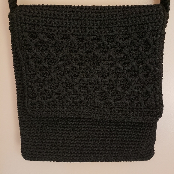 Worthington Small Woven Black Crossbody Bag - Picture 2 of 10
